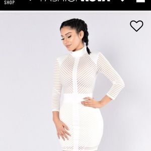 Fashion Nova white dress